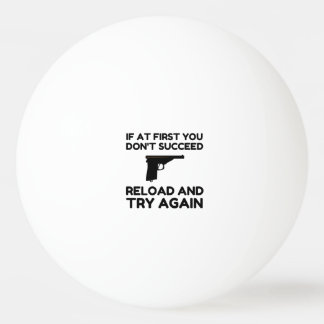 Pelota De Ping Pong Recargar un arma