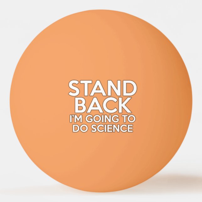 PELOTA DE PING PONG RECUERDO, VOY A HACER CIENCIA. (Anverso)