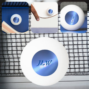 Pelota De Ping Pong Refracción azul