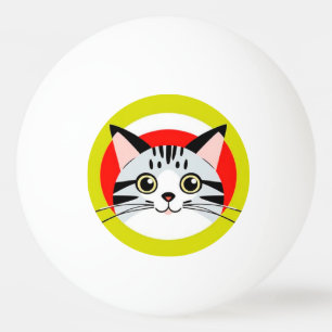 Pelota De Ping Pong Regalo de deportes de tenis de mesa con cara de ga