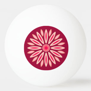 PELOTA DE PING PONG REGALO DE FLOR MODERNA COLORIDA HIJA HERMANA MAMÁ