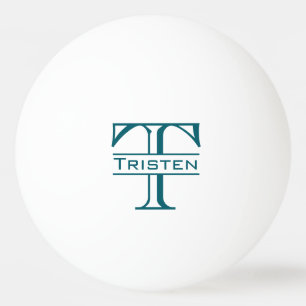 Pelota De Ping Pong Regalo de Monograma