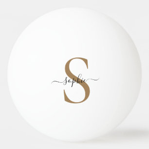 Pelota De Ping Pong Regalo Personalizado con Nombre Escritura Elegante