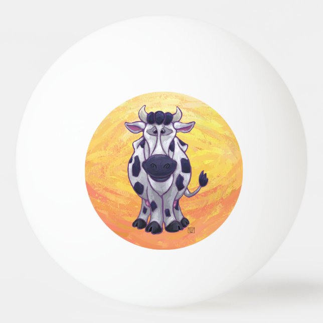 Pelota De Ping Pong Regalos y accesorios para vacas (Reverso)