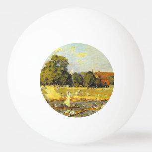 Pelota De Ping Pong Regatta en Hampton Court Alfred Sisley Poster