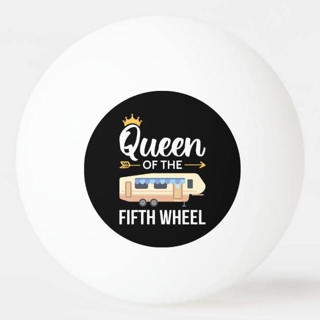 Pelota De Ping Pong Reina De La Quinta Rueda (Anverso)