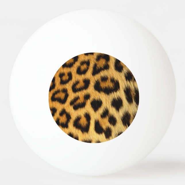 Pelota De Ping Pong Remolque de leopardo (Anverso)