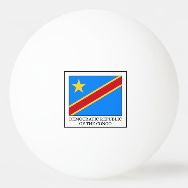 Pelota De Ping Pong República Democrática del Congo (Anverso)