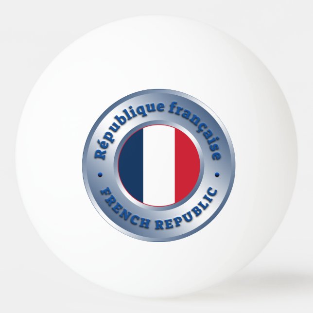 Pelota De Ping Pong República Francesa (Anverso)