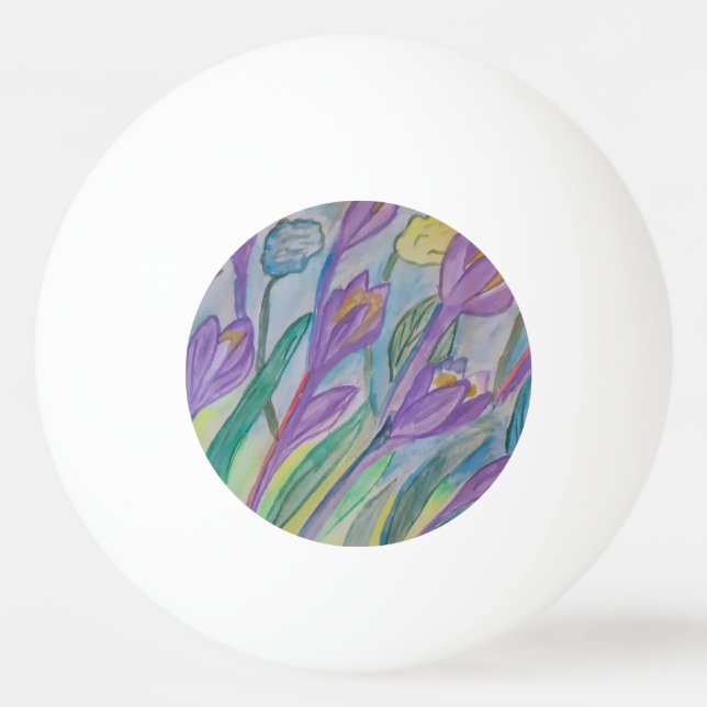 Pelota De Ping Pong Resumen de Crocus Spring (Anverso)
