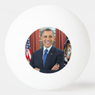 Pelota De Ping Pong Retrato de la Oficina Oval, Obama Barack President