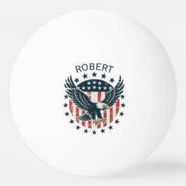 Pelota De Ping Pong Retro American Eagle Monogram