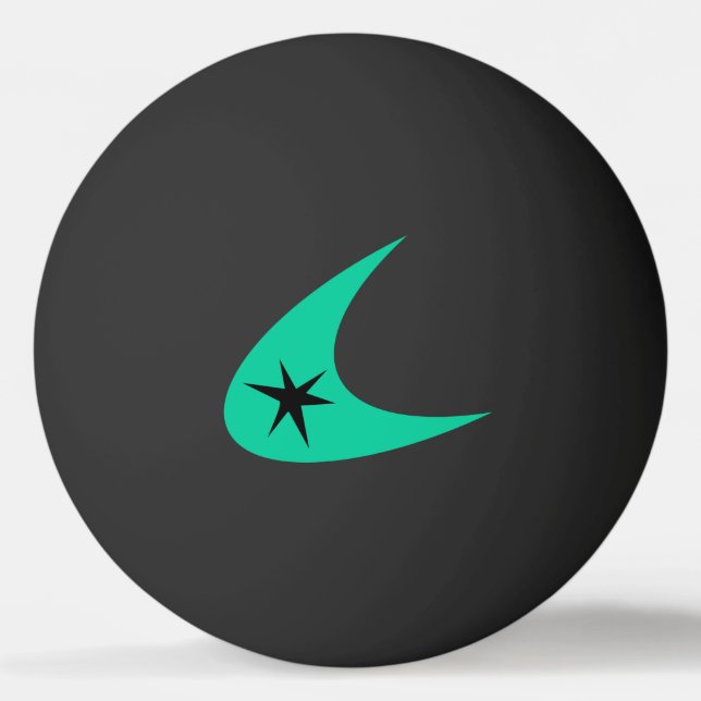 Pelota De Ping Pong Retro Boomerang (Anverso)
