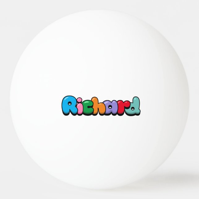 Pelota De Ping Pong Richard (Anverso)