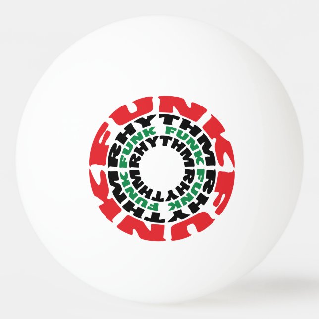 Pelota De Ping Pong Ritmo Funk Funk Ritmo Funk (Anverso)