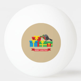Pelota De Ping Pong Robin Y Los Cuatro Regalos Coloridos