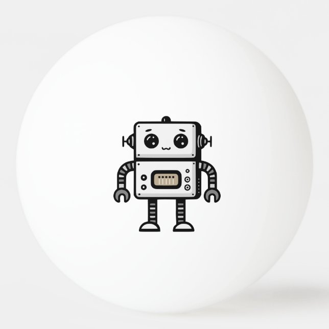 Pelota De Ping Pong Robot (Anverso)