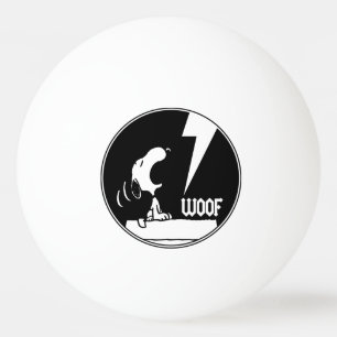 Pelota De Ping Pong Rock Tees   Snoopy Howling