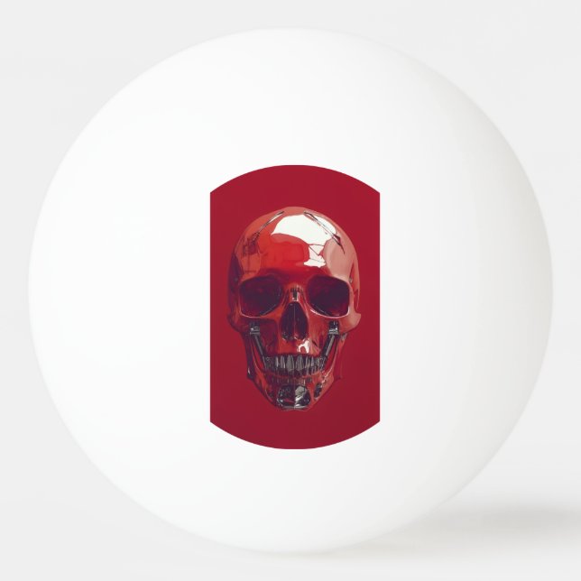 PELOTA DE PING PONG ROJO (Anverso)
