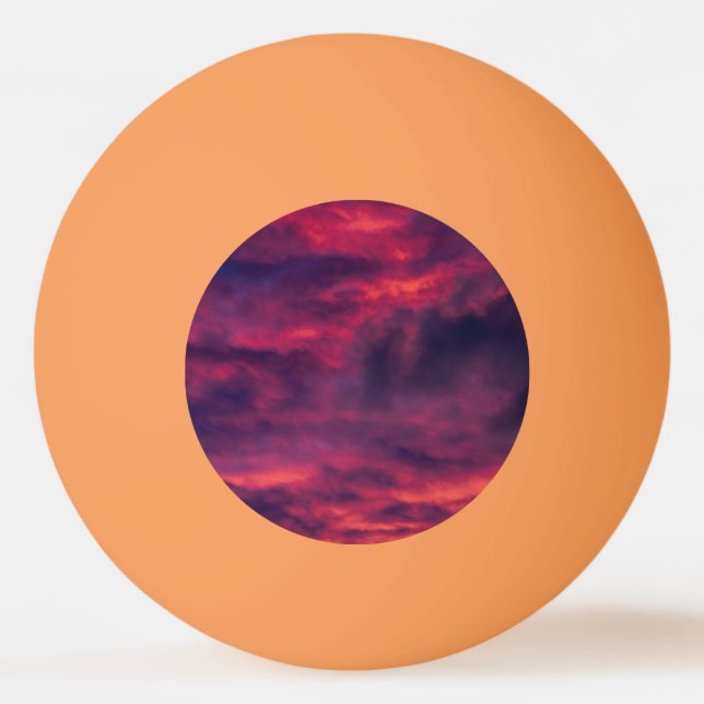Pelota De Ping Pong rojo de agosto (Anverso)