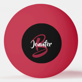 Pelota De Ping Pong Rojo personalizado