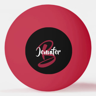 Pelota De Ping Pong Rojo personalizado