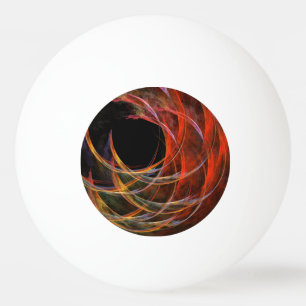 Pelota De Ping Pong Rompiendo el arte abstracto del círculo