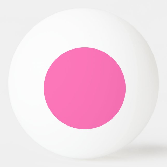 Pelota De Ping Pong Rosa caliente (Anverso)