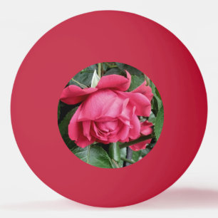 Pelota De Ping Pong Rosa rojo hermoso