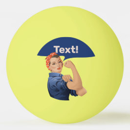 Pelota De Ping Pong Rosie the Riveter