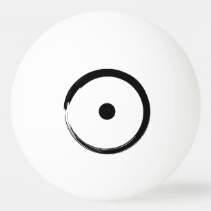 Pelota De Ping Pong Rótulo solar astrológico - Budismo Círculo Zen 1