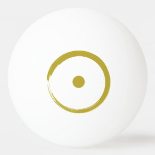 Pelota De Ping Pong Rótulo solar astrológico - Budismo Círculo Zen 3