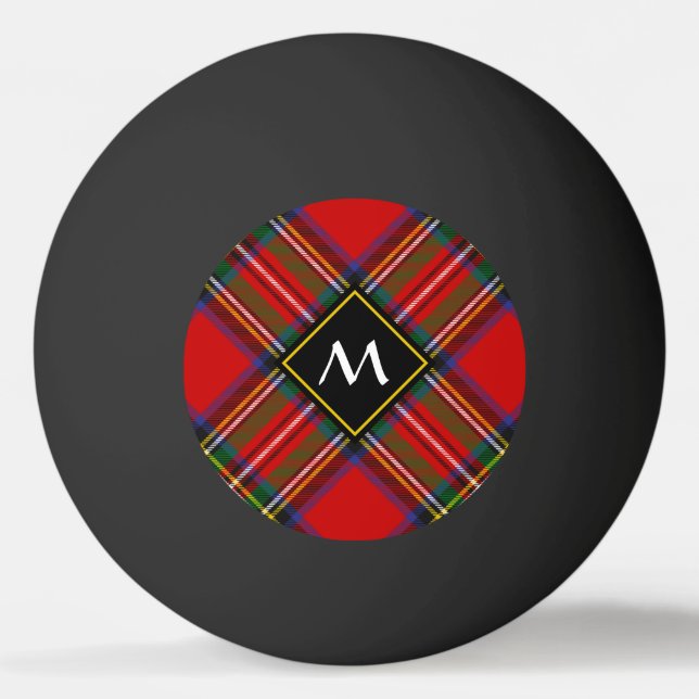 Pelota De Ping Pong Royal Stewart Tartán (Anverso)
