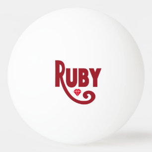 Pelota De Ping Pong Ruby