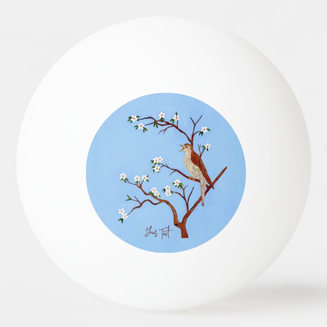 Pelota De Ping Pong Ruiseñor (Anverso)
