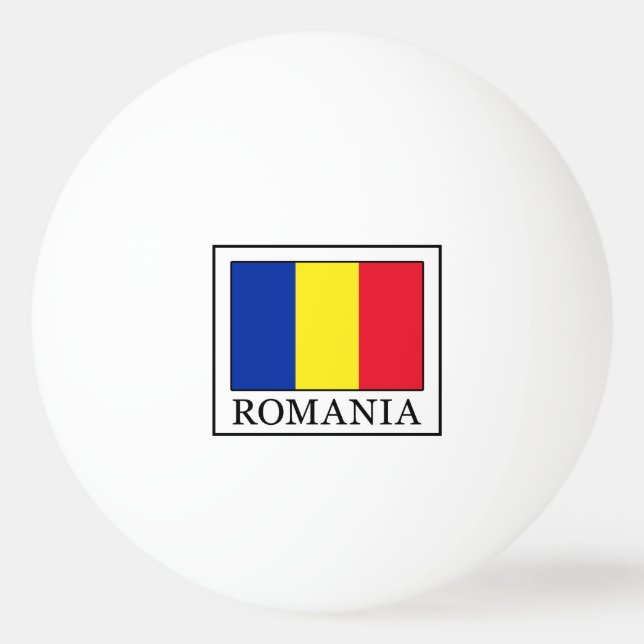Pelota De Ping Pong Rumania (Anverso)