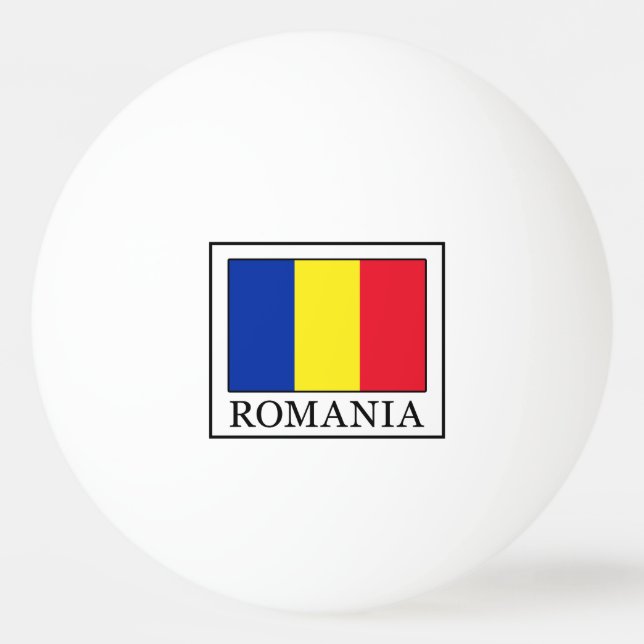 Pelota De Ping Pong Rumania (Anverso)