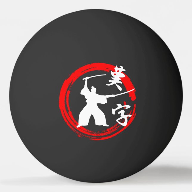 Pelota De Ping Pong Samurai (Anverso)