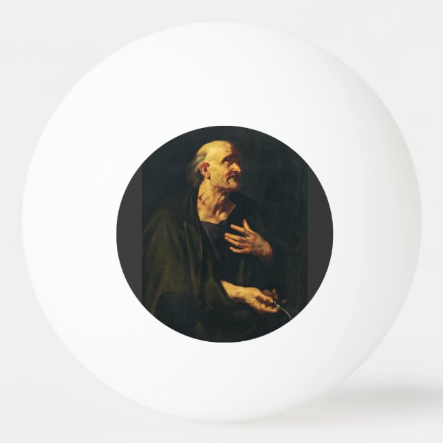 Pelota De Ping Pong San Bartolomé el apóstol de Rubens (Anverso)