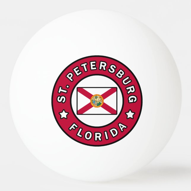 Pelota De Ping Pong San Petersburgo Florida (Anverso)