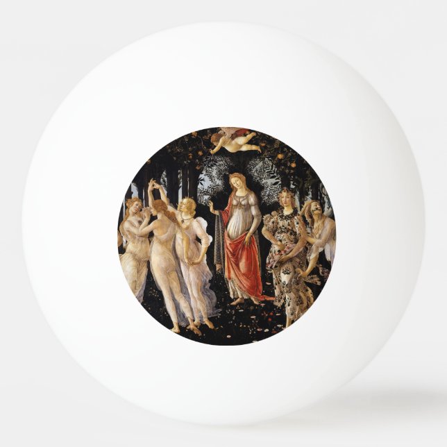 Pelota De Ping Pong Sandro Botticelli - La Primavera (Anverso)