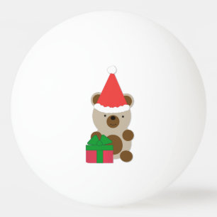 Pelota De Ping Pong Santa Bear
