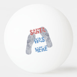 Pelota De Ping Pong Santa estaba aquí