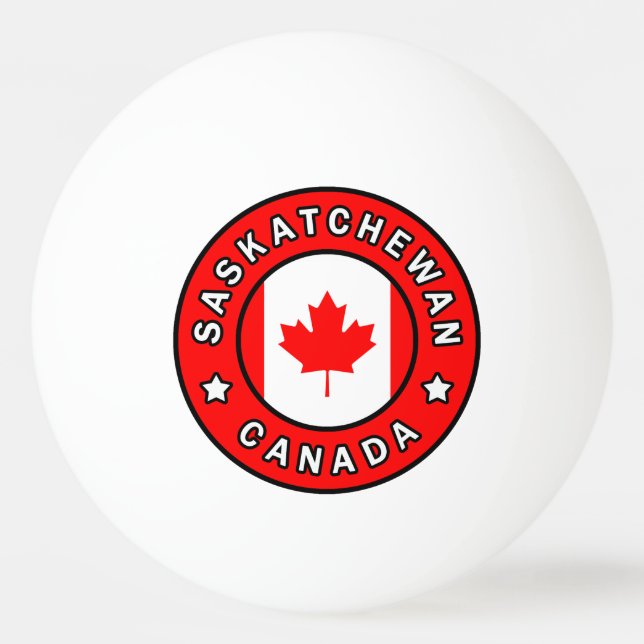 Pelota De Ping Pong Saskatchewan Canada (Anverso)