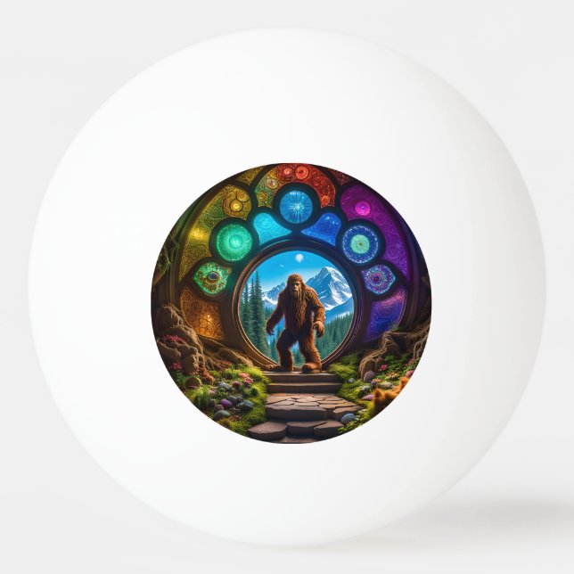 Pelota De Ping Pong Sasquatch Dimensional Portal (Anverso)