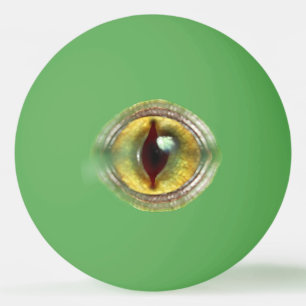Pelota De Ping Pong Scary Lizard Reptis Dragon Dinosaur Monster Eye