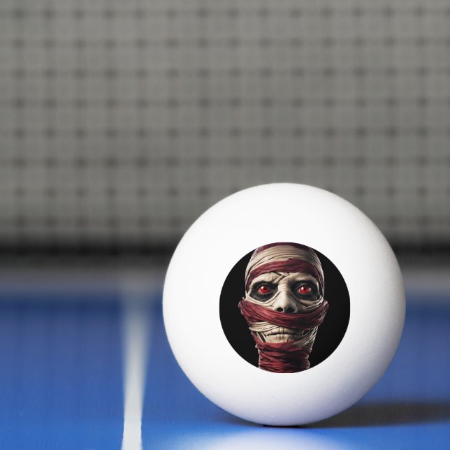 Pelota De Ping Pong Scary Mummy Demon Halloween Ghoul (Neto)