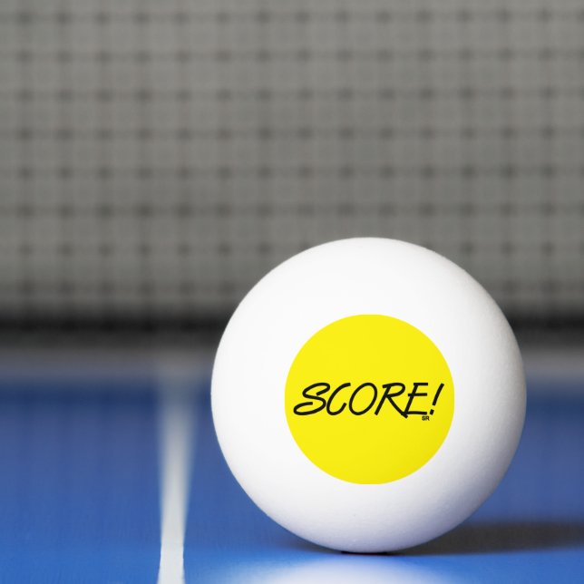 Pelota De Ping Pong Score 3-star yellow ping pong ball (Neto)