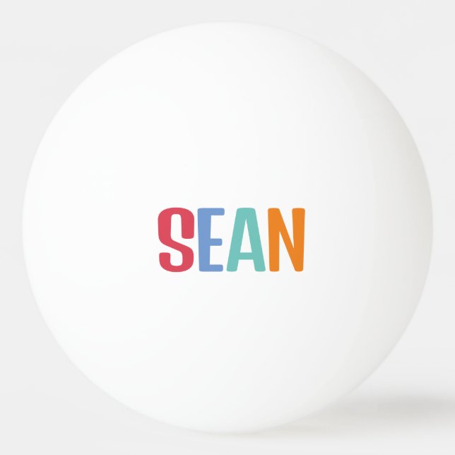 Pelota De Ping Pong Sean (Anverso)