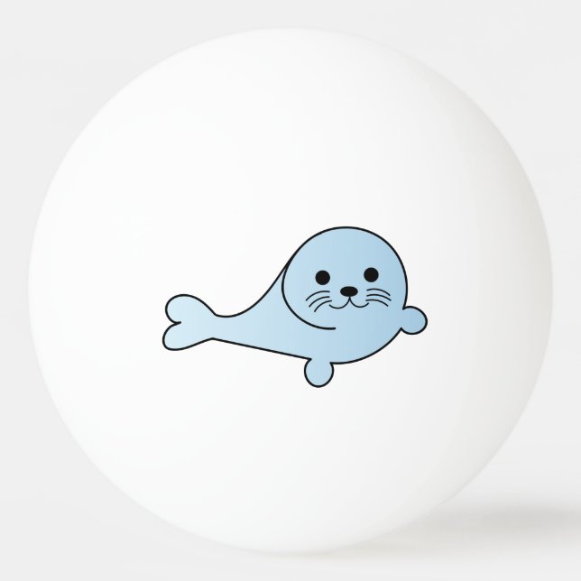 Pelota De Ping Pong Sello de Bebé Adorable (Anverso)
